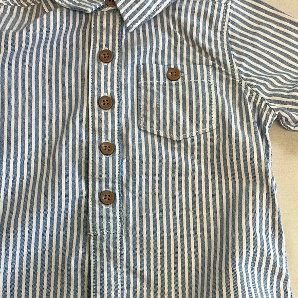 Carter's Little Planet - Organic Striped Romper - Picture 3 of 5